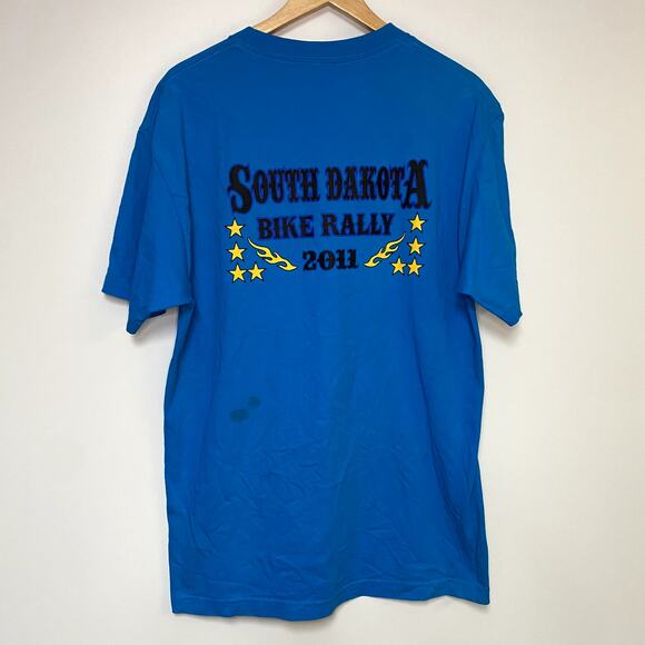 2011 Sturgis Bike Rally Shirt Y2K Biker T-Shirt Eagle SD Vtg - Picture 2 of 2